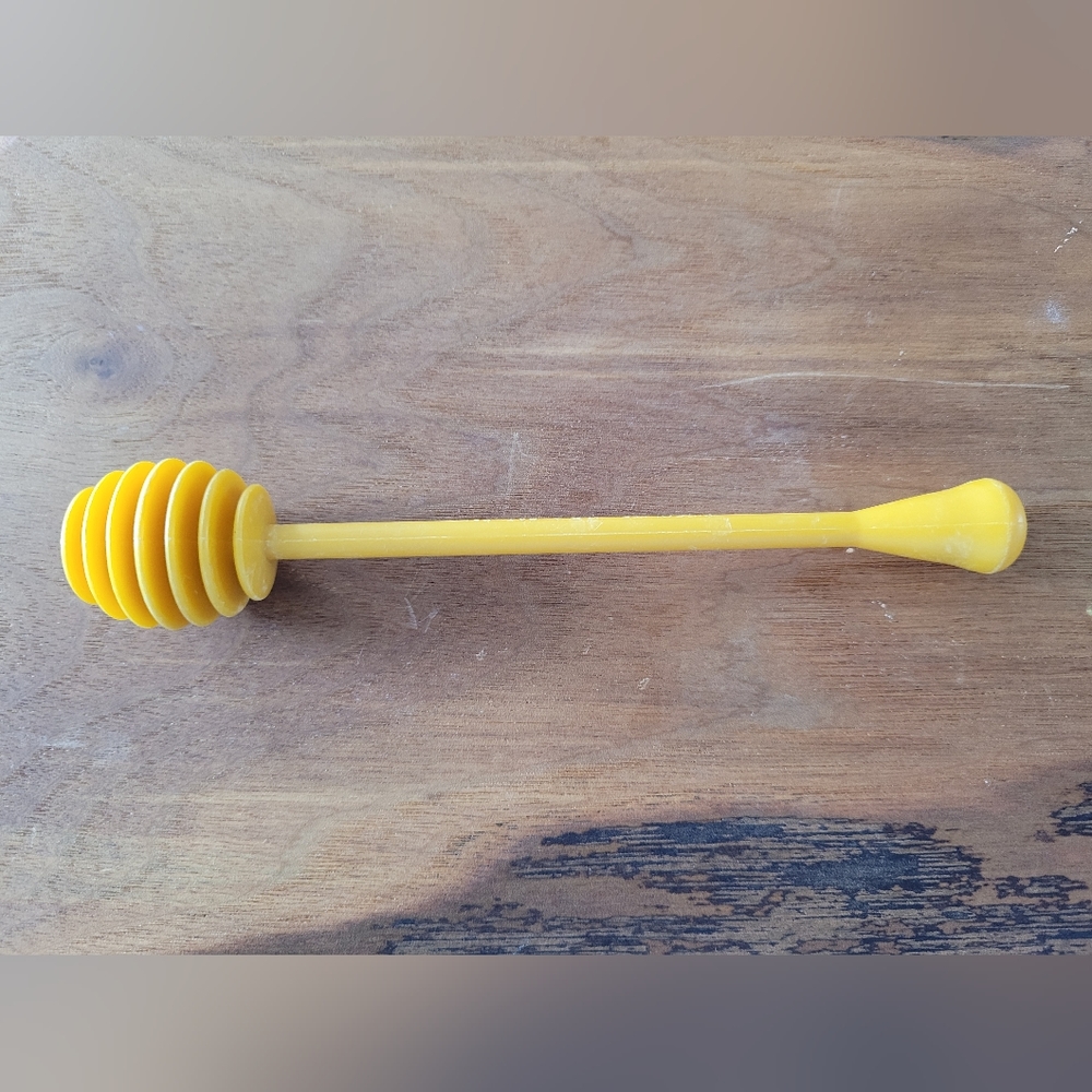 Vintage Wecolite Honey Dipper - Yellow